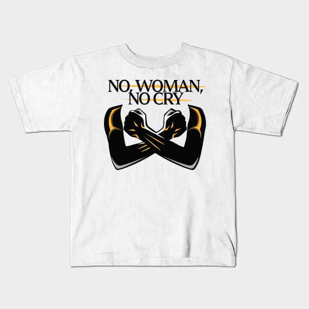 Wakanda forever - no woman no cry Kids T-Shirt by Digifestas